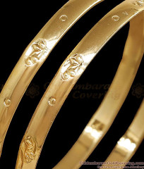 BR2897-2.4 Size Set Of Two Mango Design Impon Plain Bangle Collection BR2897-2.4 Size Set Of Two Mango Design Impon Plain Bangle Collection