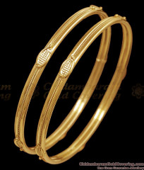 BR2902-2.8 Size One Gram Gold Plated Kambi Bangles Daily Wear BR2902-2.8 Size One Gram Gold Plated Kambi Bangles Daily Wear