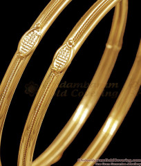BR2902-2.4 Size One Gram Gold Plated Kambi Bangles Daily Wear BR2902-2.4 Size One Gram Gold Plated Kambi Bangles Daily Wear