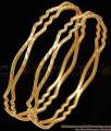 BR2903-2.6 Size Micro Gold Plated Double Line Neli Bangles Online BR2903-2.6 Size Micro Gold Plated Double Line Neli Bangles Online