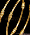 BR2911-2.4 Size Daily Wear One Gram Gold Plain Pipe Bangle Set BR2911-2.4 Size Daily Wear One Gram Gold Plain Pipe Bangle Set