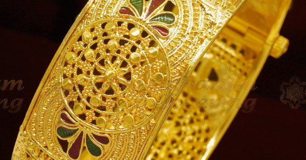Gold broad kada designs shop