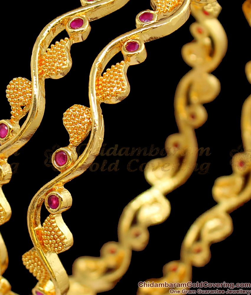 BR1477-2.6 Size Grand Bridal Design Stone Bangles For Marriage