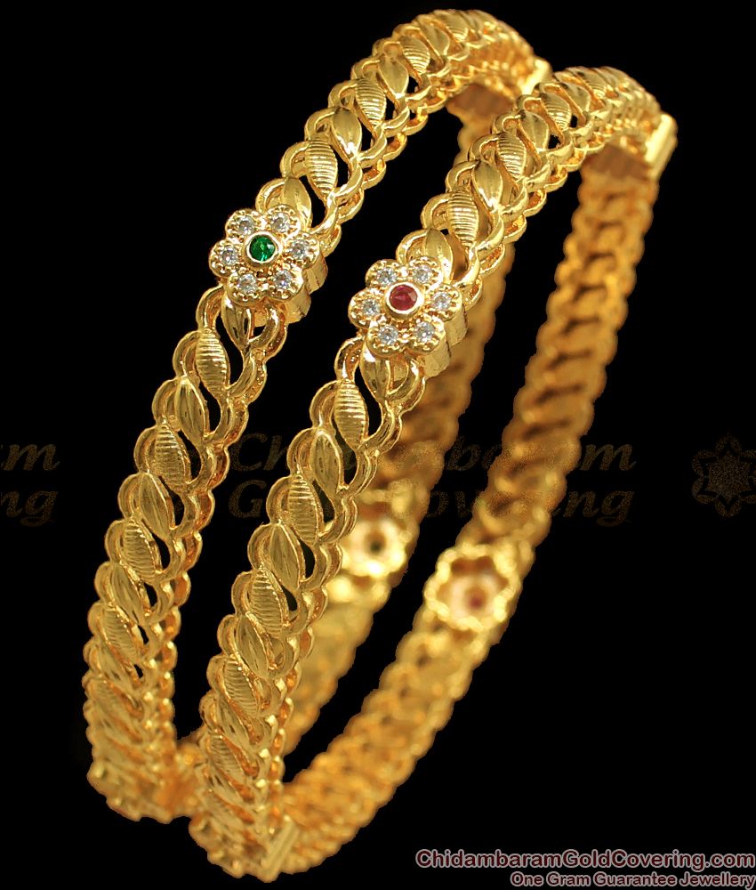 BR1676-2.6 Size Simple Bridal Design Stone Bangles For Marriage