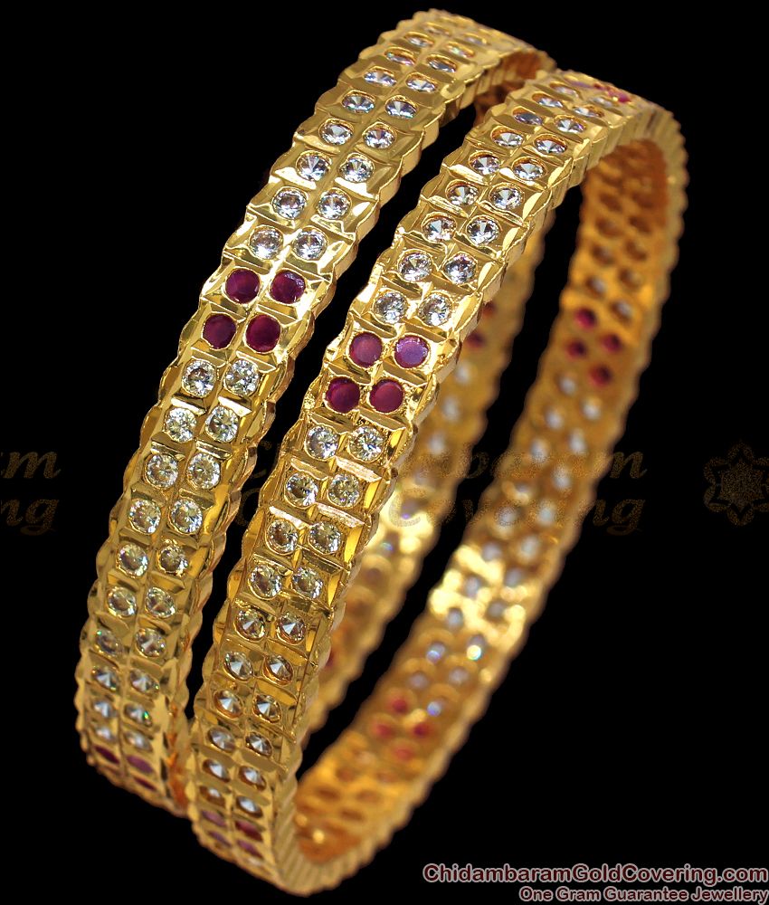 BR1796-2.6 Traditional Impon Bangle Five Metal Jewelry Collections
