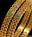 BR1797-2.6 Unique MultiColor Stone Bangle Collections Shop Online