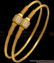 BR1919-2.8 Size Glittering White Stone Gold Bangles Shop Now Online BR1919-2.8 Size Glittering White Stone Gold Bangles Shop Now Online