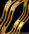 BR1938-2.10 Size Trendy Gold Plated Bangles Fashion Jewelry