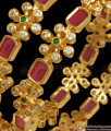 BR1945-2.6 Function Wear Multi Stone Gold Bangles Collection