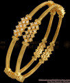 BR1953-2.6 Size 24K Gold Diamond Bangles Collections Shop Online