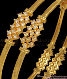 BR1953-2.8 Size 24K Gold Diamond Bangles Collections Shop Online BR1953-2.8 Size 24K Gold Diamond Bangles Collections Shop Online