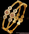 BR1982-2.8 Kemp Stone Diamond Bangles Collections Grand Bridal Wear Designs