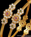 BR1982-2.4 Kemp Stone Diamond Bangles Collections Grand Bridal Wear Designs