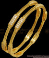 BR2017-2.4 Size Diamond Bangle Collections One Gram Gold Jewelry