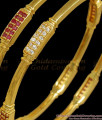 BR2018-2.8 Diamond Bangle Collections One Gram Gold Jewelry