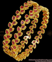 BR2024-2.8 Size Grand Bridal Bangle Collections Real Kemp Stone Gold Jewelry BR2024-2.8 Size Grand Bridal Bangle Collections Real Kemp Stone Gold Jewelry
