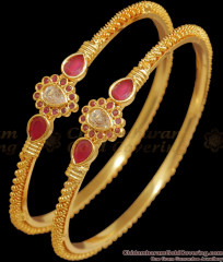 BR2037-2.4 Size Kapu Type 1 Gram Gold Bangles Design BR2037-2.4 Size Kapu Type 1 Gram Gold Bangles Design