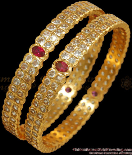 Buy Traditional Gold Design Impon Navaratna Bangles