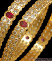 BR2039-2.8 Size Grand Traditional Impon Bangles Panchaloha Collection