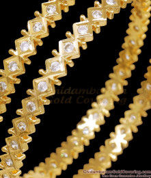 BR2055-2.8 Size Original Impon Bangle Full White Stone Gati Items Shop Online BR2055-2.8 Size Original Impon Bangle Full White Stone Gati Items Shop Online