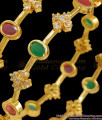 BR2113-2.6 Size Kemp Stone Bangles 1 Gram Jewelry Shop Online