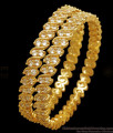 BR2221-2.6 Size Stunning White Ad Stone Gold Bangles Shop Online BR2221-2.6 Size Stunning White Ad Stone Gold Bangles Shop Online
