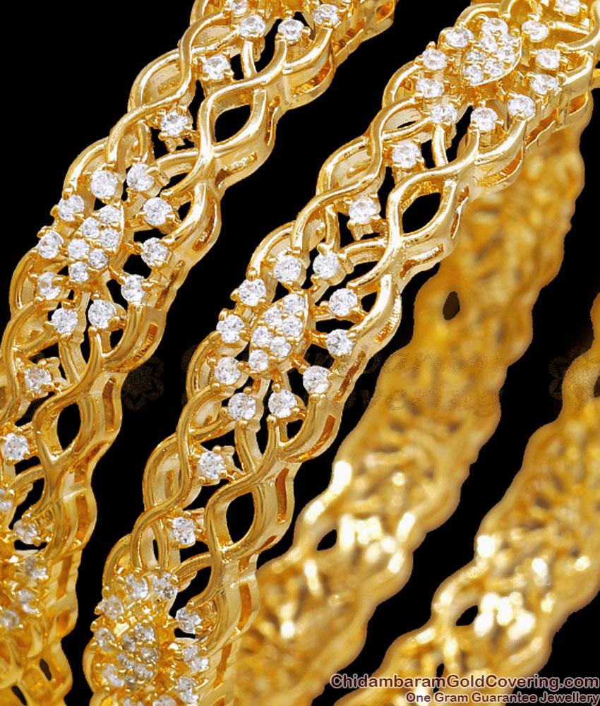 BR2270-2.6 Size Premium Full White Zircon Stone Bridal Diamond Bangle Collections Shop Online BR2270-2.6 Size Premium Full White Zircon Stone Bridal Diamond Bangle Collections Shop Online