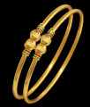 BR2297-2.6 Size Latest Collections Daily Wear Gold Bangles Enamel Patterns