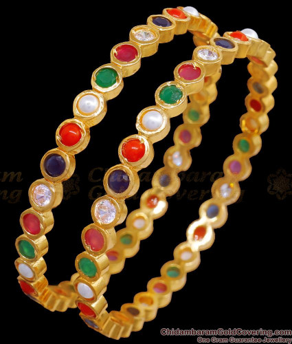 Gold bangles artificial on sale