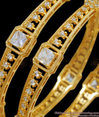 BR2339-2.8 Artificial Diamond Bangle Gold Plated Jewellery BR2339-2.8 Artificial Diamond Bangle Gold Plated Jewellery