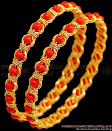 BR2361-2.4 Size New Model Pavalam Bangle Gold Plated Jewellery For Women