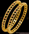 BR2584-2.8 Trendy Ruby Stone Fancy Gold Plated Bangle Designs Online BR2584-2.8 Trendy Ruby Stone Fancy Gold Plated Bangle Designs Online