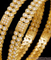 BR2589-2.8 Beautiful Full White Stone Gold Imitation Bangle Wedding Jewelry BR2589-2.8 Beautiful Full White Stone Gold Imitation Bangle Wedding Jewelry