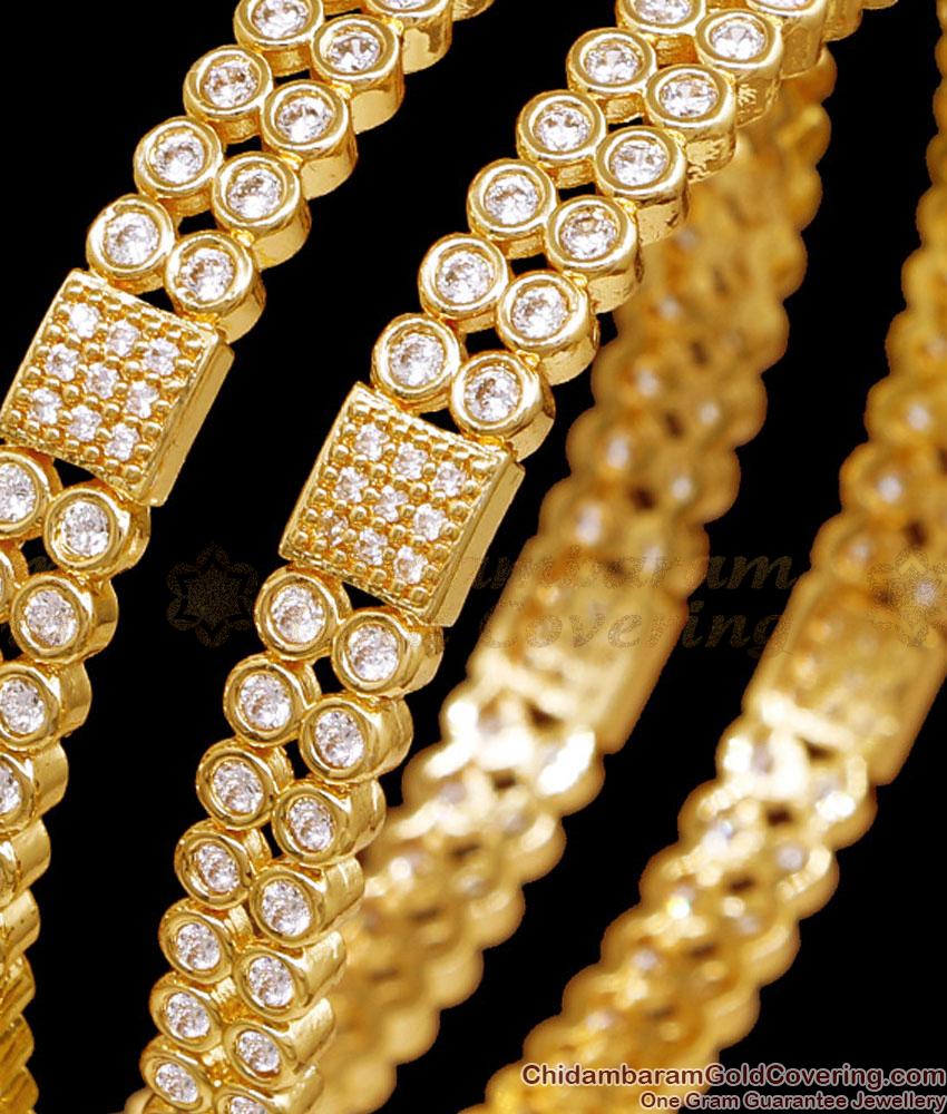 BR2589-2.8 Beautiful Full White Stone Gold Imitation Bangle Wedding Jewelry BR2589-2.8 Beautiful Full White Stone Gold Imitation Bangle Wedding Jewelry