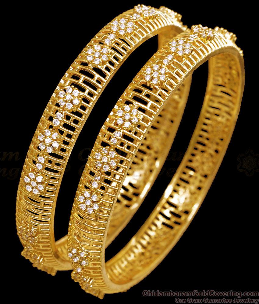 BR2598-2.8 Attractive Flower Design Ad Stone Bangle Guarantee Jewelry BR2598-2.8 Attractive Flower Design Ad Stone Bangle Guarantee Jewelry