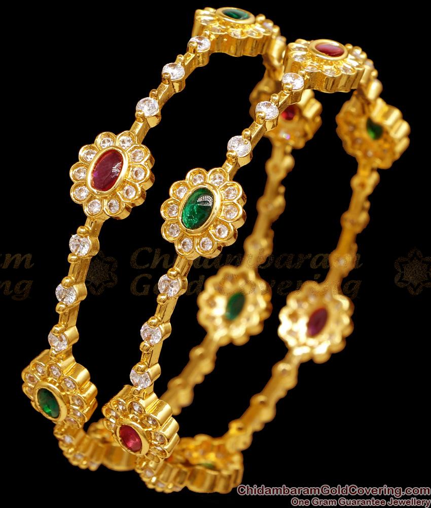 BR2639-2.8 Buy Premium Quality Kemp Stone Gold Plated Bangle For Brides BR2639-2.8 Buy Premium Quality Kemp Stone Gold Plated Bangle For Brides