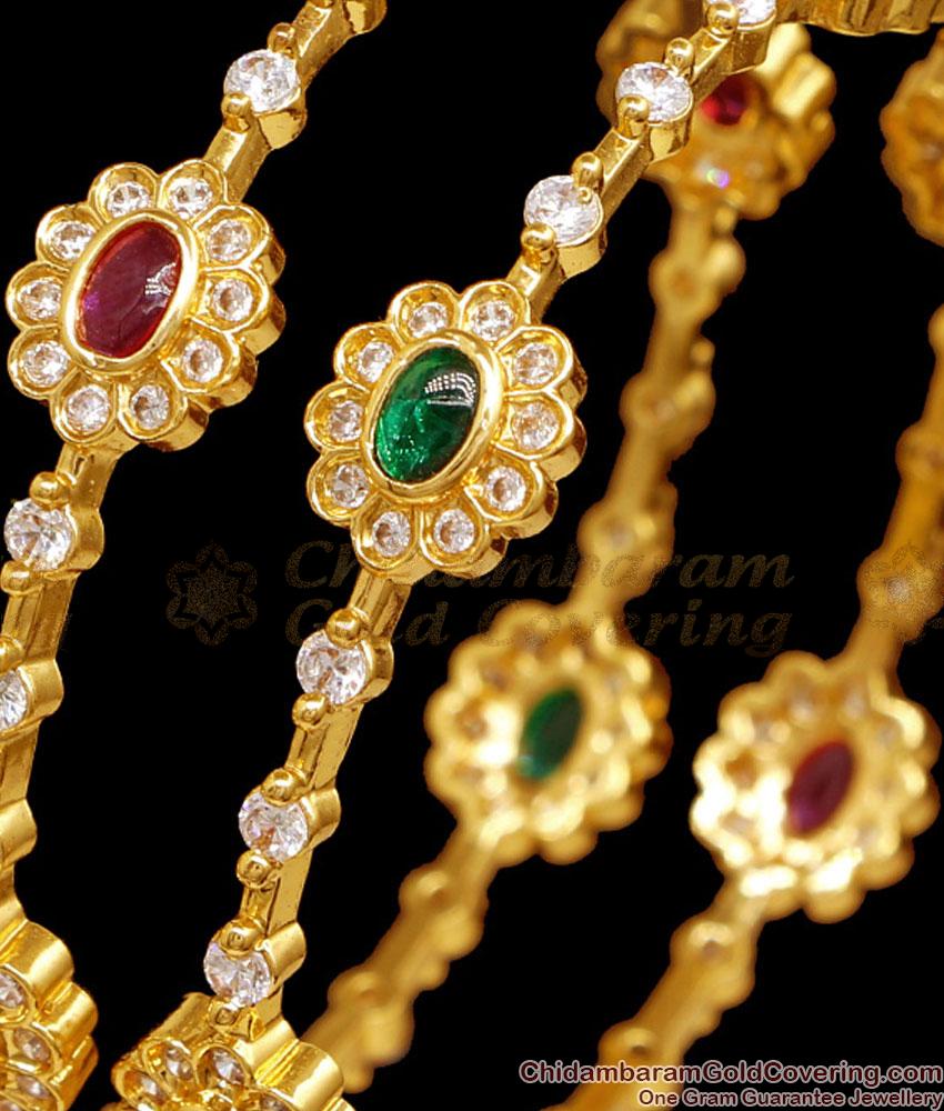 BR2639-2.8 Buy Premium Quality Kemp Stone Gold Plated Bangle For Brides BR2639-2.8 Buy Premium Quality Kemp Stone Gold Plated Bangle For Brides