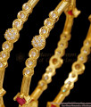 BR2718-2.8 Size High Quality Ad Stone Gold Plated Bangle Collections Online