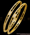 BR2796-2.8 Set Of Two Diamond Studded Gold Imitation Bangle For Party Wear BR2796-2.8 Set Of Two Diamond Studded Gold Imitation Bangle For Party Wear