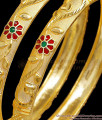 BR2801-2.10 Size High Quality Two Gram Gold Bangle Enamel Pattern BR2801-2.10 Size High Quality Two Gram Gold Bangle Enamel Pattern