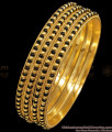 BR2815-2.6 Size Set Of Four Gold Karimani Bangle Design For Women