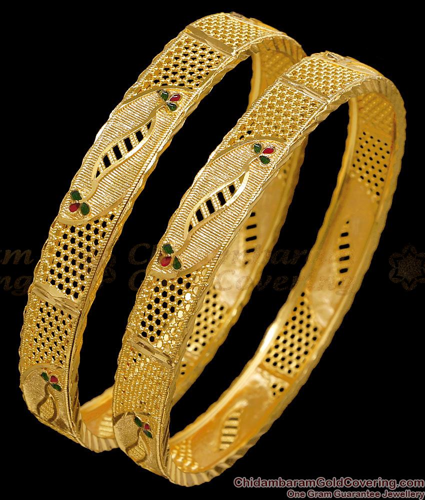 BR2818-2.6 Size New Arrival Enamel Pattern Gold Imitation Bangle For Wedding BR2818-2.6 Size New Arrival Enamel Pattern Gold Imitation Bangle For Wedding