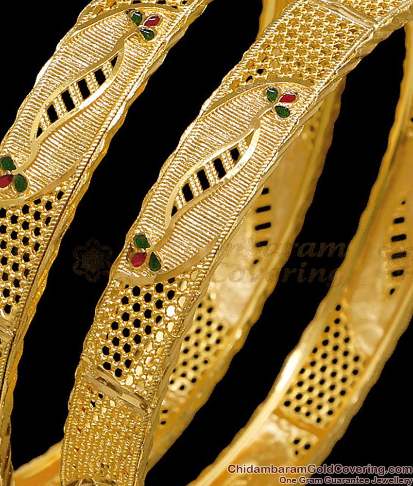 BR2818-2.6 Size New Arrival Enamel Pattern Gold Imitation Bangle For Wedding BR2818-2.6 Size New Arrival Enamel Pattern Gold Imitation Bangle For Wedding