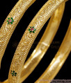 BR2831-2.8 Size Buy Enamel Pattern Gold Imitation Bangle Design For Wedding