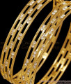 BR2862-2.4 Size Four Line Gold Imitation White Stone Bangle Design Shop Online BR2862-2.4 Size Four Line Gold Imitation White Stone Bangle Design Shop Online