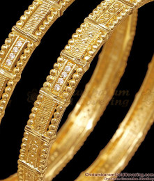 BR2907-2.8 Size Buy Real Gold Tone Cz Stone Bangle For Women Fashion BR2907-2.8 Size Buy Real Gold Tone Cz Stone Bangle For Women Fashion