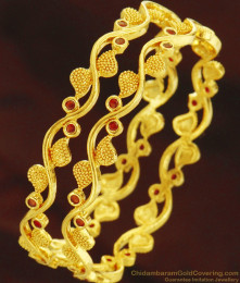 BS074-2.4 Size Grand Bridal Design Stone Bangles For Marriage