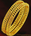 BS076-2.8 Size Gold Tone Zircon Stone Bangle Set For Marriage