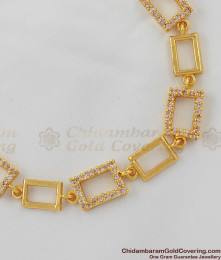 White Stone Gold Design Bracelet For Girls Office Use BRAC029 White Stone Gold Design Bracelet For Girls Office Use BRAC029