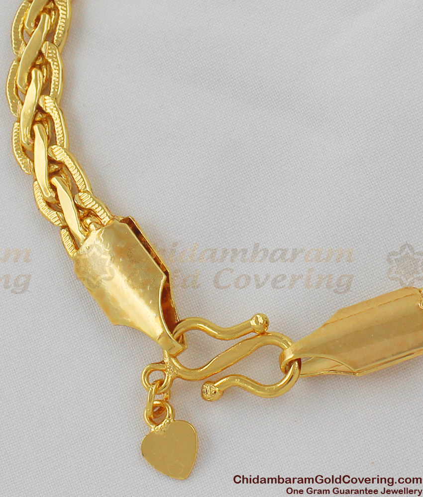 Traditional Gold Design Mens Bracelet Buy Online BRAC035